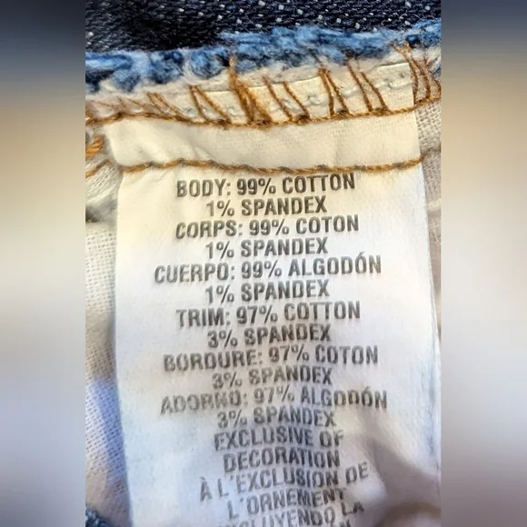 The Children's Place Girls Stretch Denim Embroidered Skirt Size 14 Girls - Picture 7 of 9